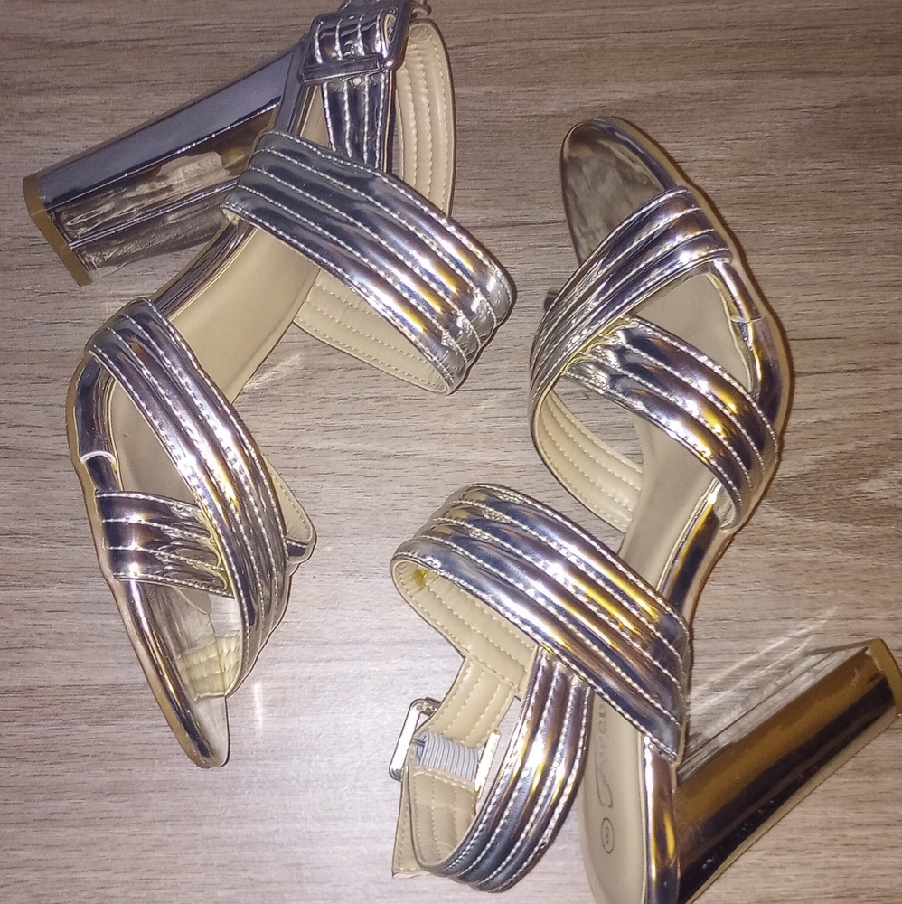 Forever metallic heels